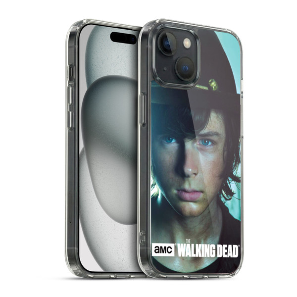 AMC The Walking Dead Characters Carl Soft Gel Case for Apple iPhone 15 & MagSafe
