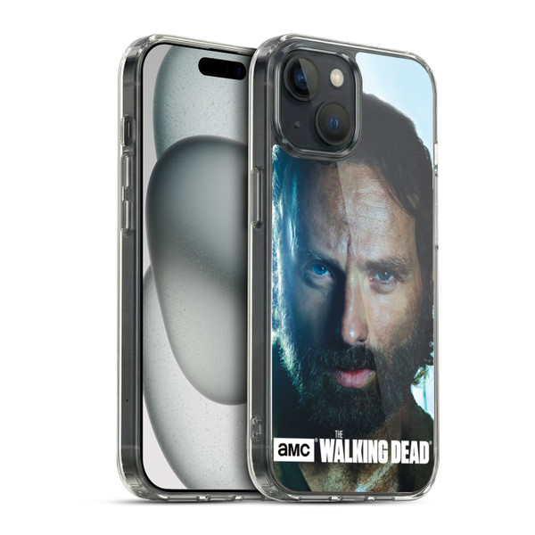 AMC The Walking Dead Characters Rick Soft Gel Case for Apple iPhone 15 & MagSafe