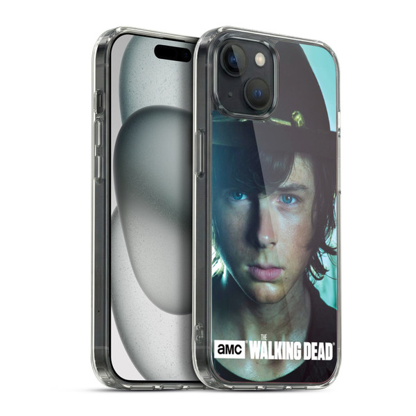 AMC The Walking Dead Characters Carl Soft Gel Case for Apple iPhone 15 Plus & MagSafe