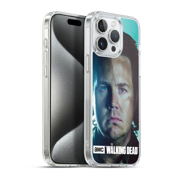 AMC The Walking Dead Characters Eugene Soft Gel Case for Apple iPhone 15 Pro Max & MagSafe