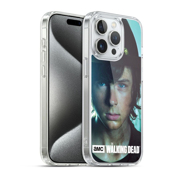 AMC The Walking Dead Characters Carl Soft Gel Case for Apple iPhone 15 Pro & MagSafe