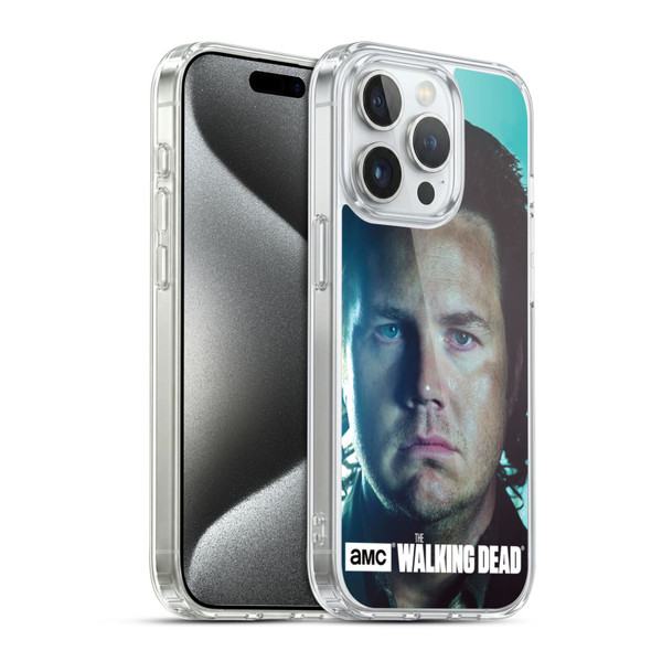 AMC The Walking Dead Characters Eugene Soft Gel Case for Apple iPhone 15 Pro & MagSafe