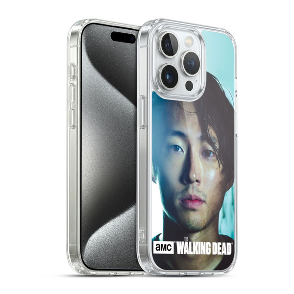 AMC The Walking Dead Characters Glenn Soft Gel Case for Apple iPhone 15 Pro & MagSafe