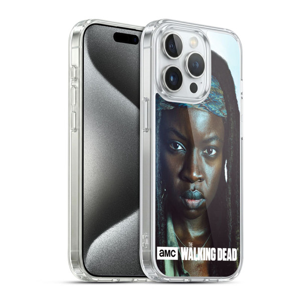 AMC The Walking Dead Characters Michonne Soft Gel Case for Apple iPhone 15 Pro & MagSafe