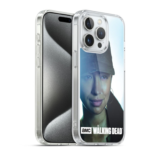 AMC The Walking Dead Characters Rosita Soft Gel Case for Apple iPhone 15 Pro & MagSafe