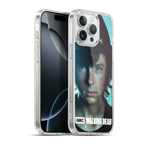 AMC The Walking Dead Characters Carl Soft Gel Case for Apple iPhone 16 Pro Max & MagSafe