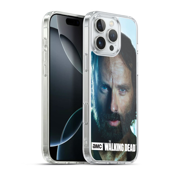 AMC The Walking Dead Characters Rick Soft Gel Case for Apple iPhone 16 Pro Max & MagSafe
