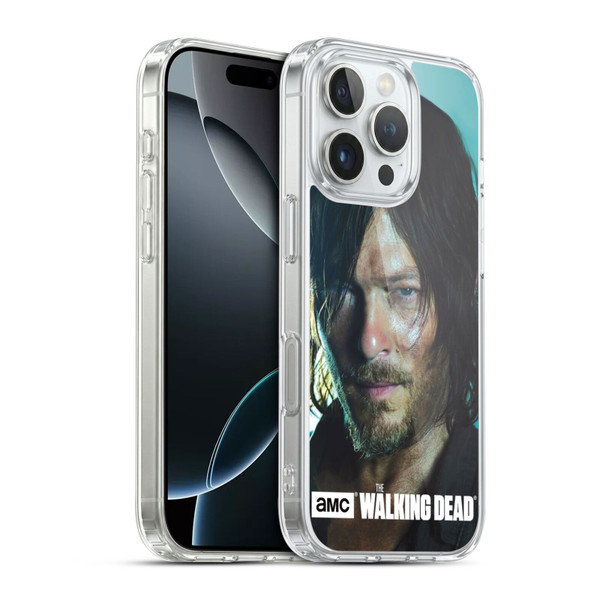AMC The Walking Dead Characters Daryl Soft Gel Case for Apple iPhone 16 Pro & MagSafe