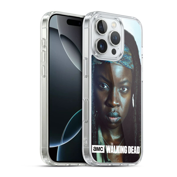 AMC The Walking Dead Characters Michonne Soft Gel Case for Apple iPhone 16 Pro & MagSafe