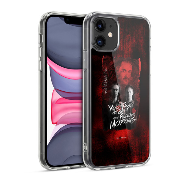 Supernatural Graphic Castiel Soft Gel Case for Apple iPhone 11
