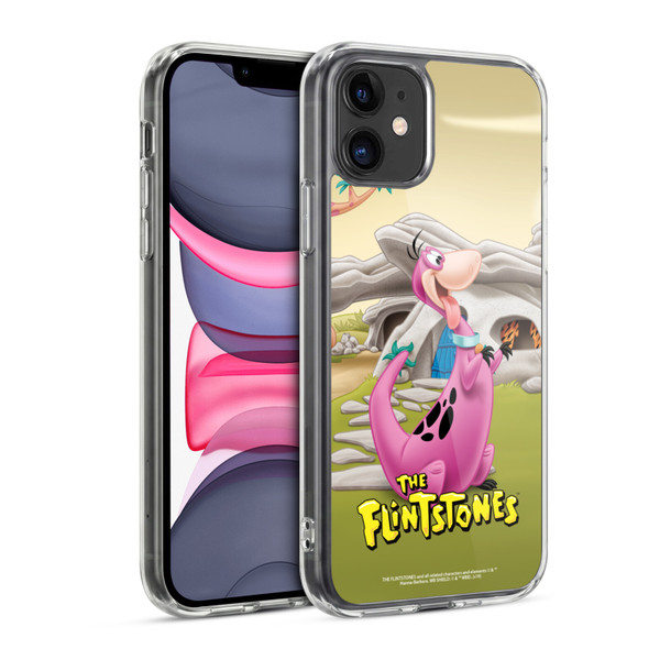 The Flintstones Characters Dino Soft Gel Case for Apple iPhone 11