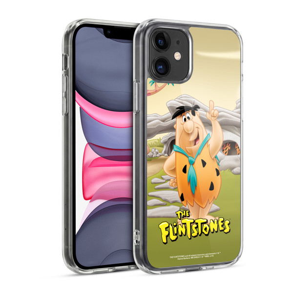 The Flintstones Characters Fred Flintstones Soft Gel Case for Apple iPhone 11
