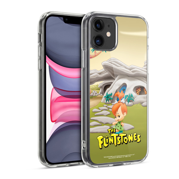 The Flintstones Characters Pebbles Flintstones Soft Gel Case for Apple iPhone 11