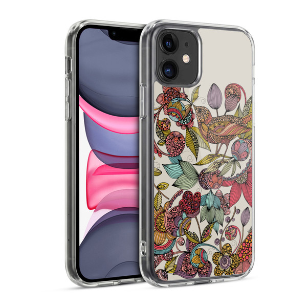 Valentina Birds Flowers Soft Gel Case for Apple iPhone 11