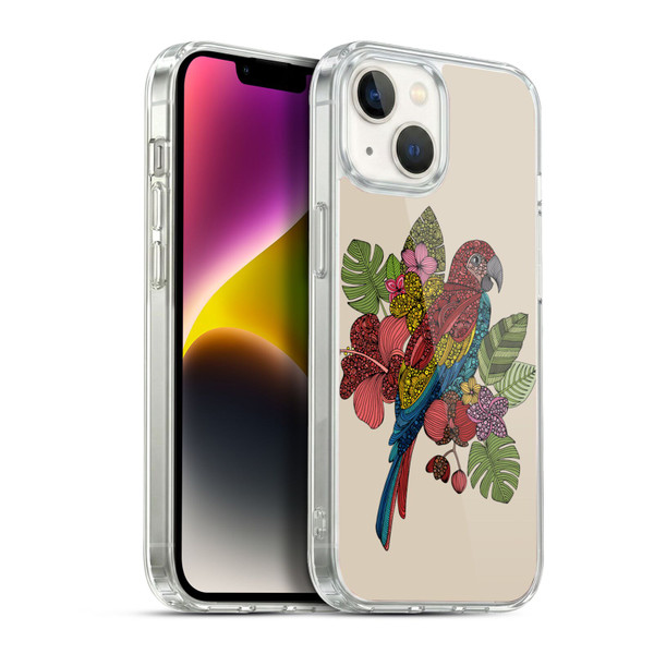 Valentina Birds Parrot Soft Gel Case for Apple iPhone 14