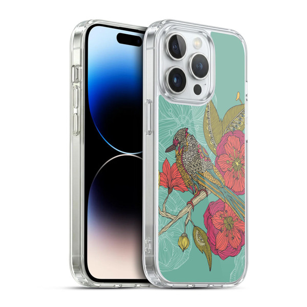 Valentina Birds Contented Constance Soft Gel Case for Apple iPhone 14 Pro & MagSafe
