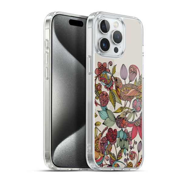 Valentina Birds Flowers Soft Gel Case for Apple iPhone 15 Pro Max & MagSafe