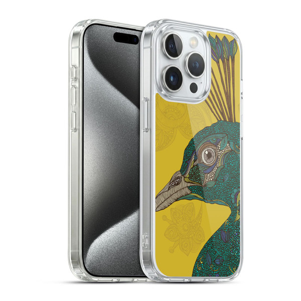 Valentina Birds Peacock Soft Gel Case for Apple iPhone 15 Pro & MagSafe
