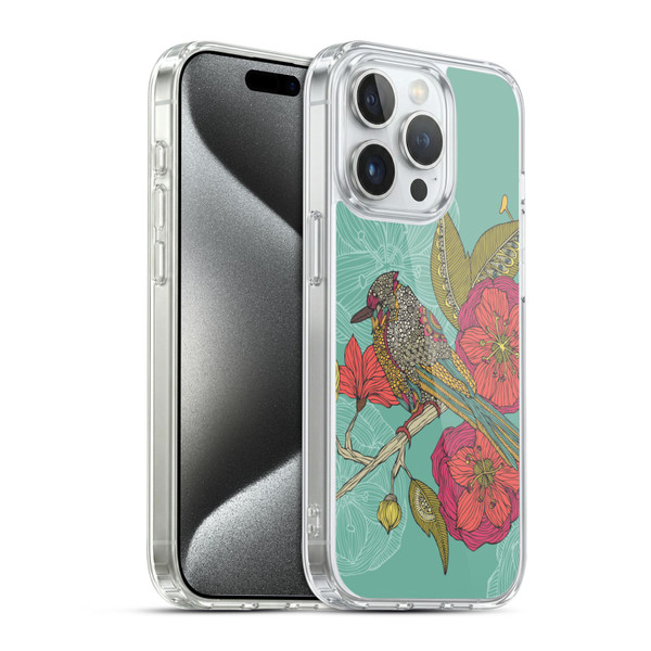 Valentina Birds Contented Constance Soft Gel Case for Apple iPhone 15 Pro & MagSafe