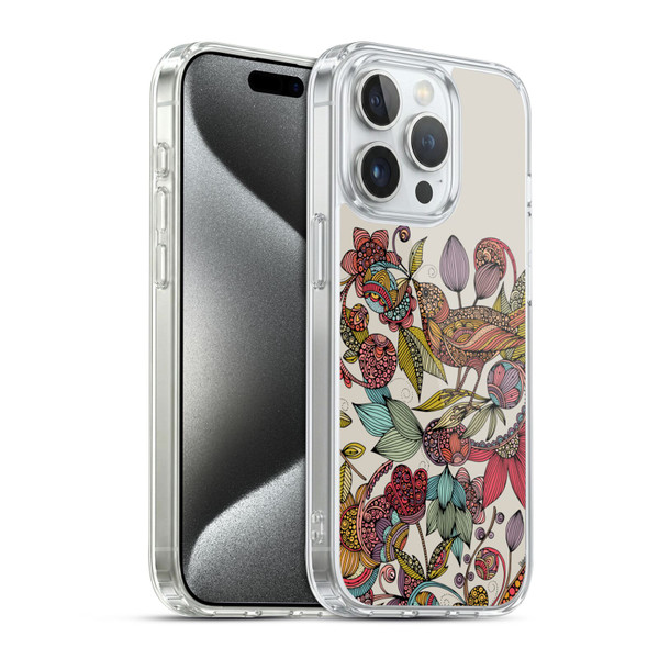 Valentina Birds Flowers Soft Gel Case for Apple iPhone 15 Pro & MagSafe