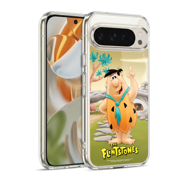 The Flintstones Characters Fred Flintstones Soft Gel Case for Google Pixel 9 / Pixel 9 Pro