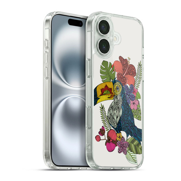 Valentina Birds Tucan Soft Gel Case for Apple iPhone 16 Plus & MagSafe