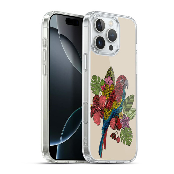 Valentina Birds Parrot Soft Gel Case for Apple iPhone 16 Pro Max & MagSafe