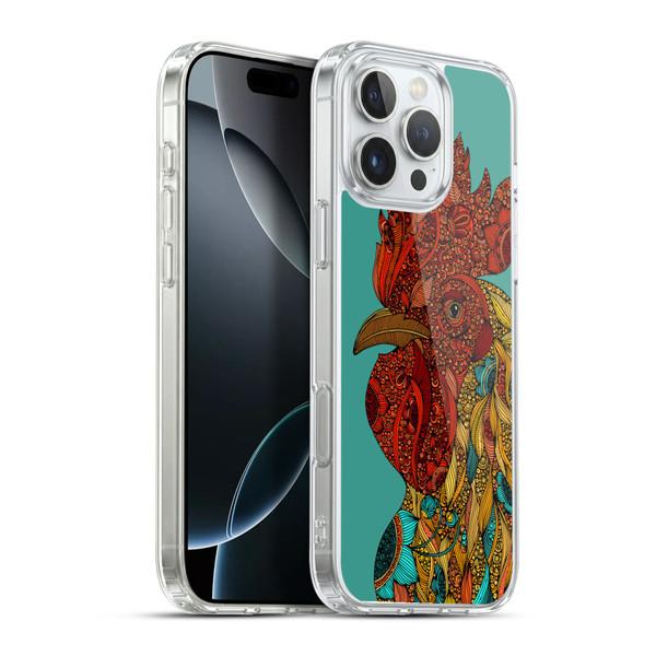 Valentina Birds Rooster Soft Gel Case for Apple iPhone 16 Pro Max & MagSafe