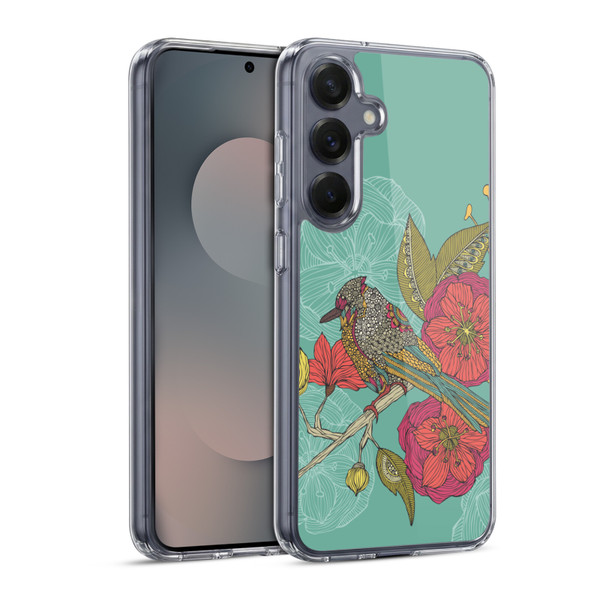 Valentina Birds Contented Constance Soft Gel Case for Samsung Galaxy S25 & MagSafe