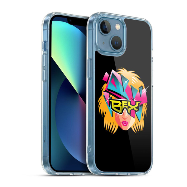 WWE Becky Lynch Graphics Soft Gel Case for Apple iPhone 13 Mini & MagSafe