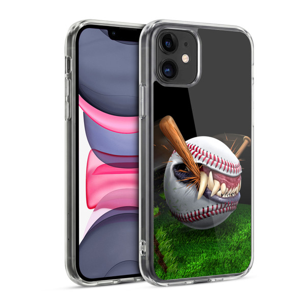 Tom Wood Monsters Baseball Soft Gel Case for Apple iPhone 11