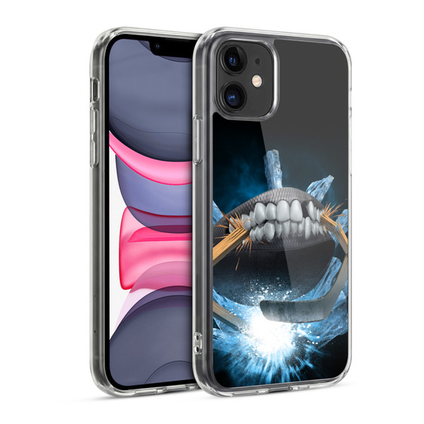 Tom Wood Monsters Hockey Soft Gel Case for Apple iPhone 11