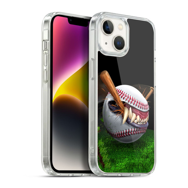 Tom Wood Monsters Baseball Soft Gel Case for Apple iPhone 14