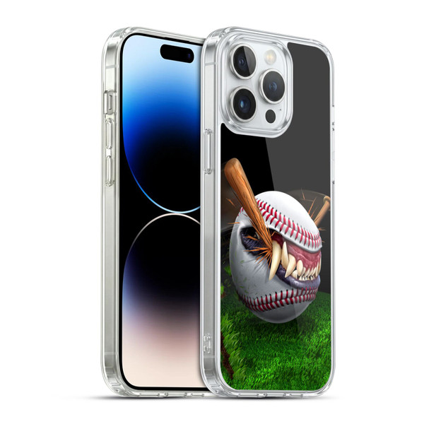 Tom Wood Monsters Baseball Soft Gel Case for Apple iPhone 14 Pro Max & MagSafe