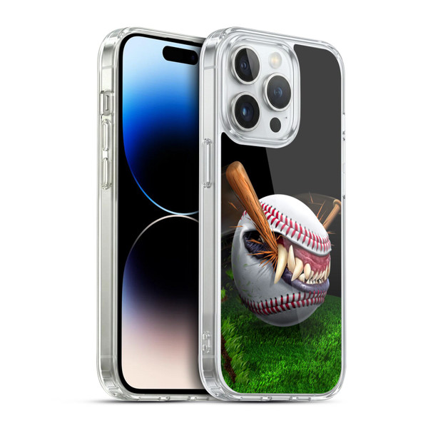 Tom Wood Monsters Baseball Soft Gel Case for Apple iPhone 14 Pro & MagSafe