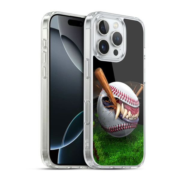 Tom Wood Monsters Baseball Soft Gel Case for Apple iPhone 16 Pro & MagSafe