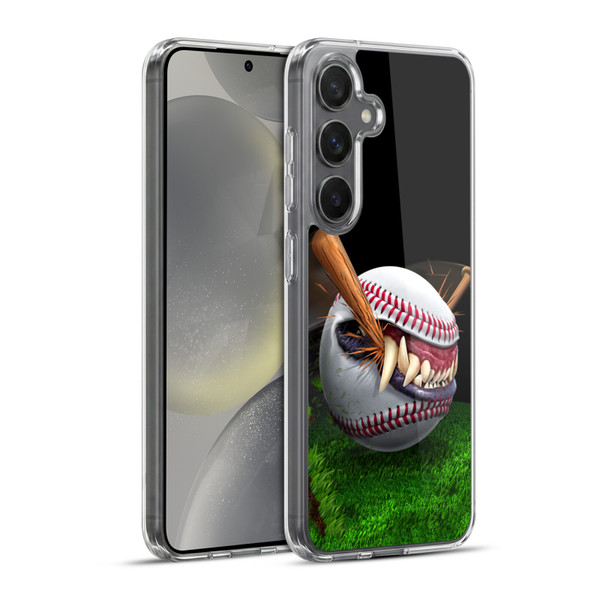 Tom Wood Monsters Baseball Soft Gel Case for Samsung Galaxy S24+ 5G & MagSafe
