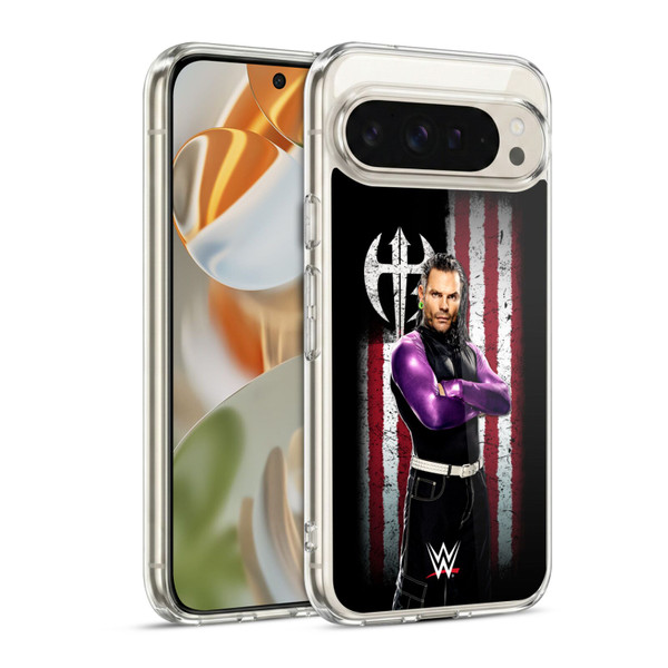 WWE American Flag Superstars Jeff Hardy Soft Gel Case for Google Pixel 9 / Pixel 9 Pro