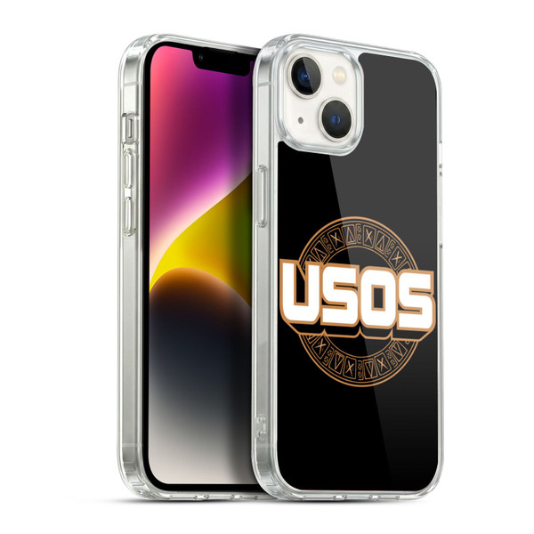 WWE The Usos Logotype Soft Gel Case for Apple iPhone 14 Plus & MagSafe