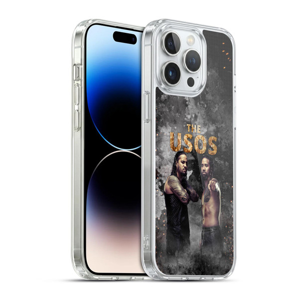 WWE The Usos LED Image Soft Gel Case for Apple iPhone 14 Pro Max & MagSafe