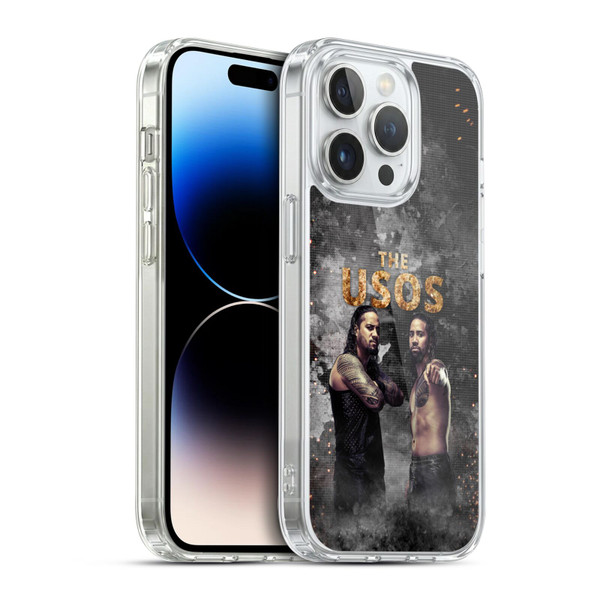 WWE The Usos LED Image Soft Gel Case for Apple iPhone 14 Pro & MagSafe