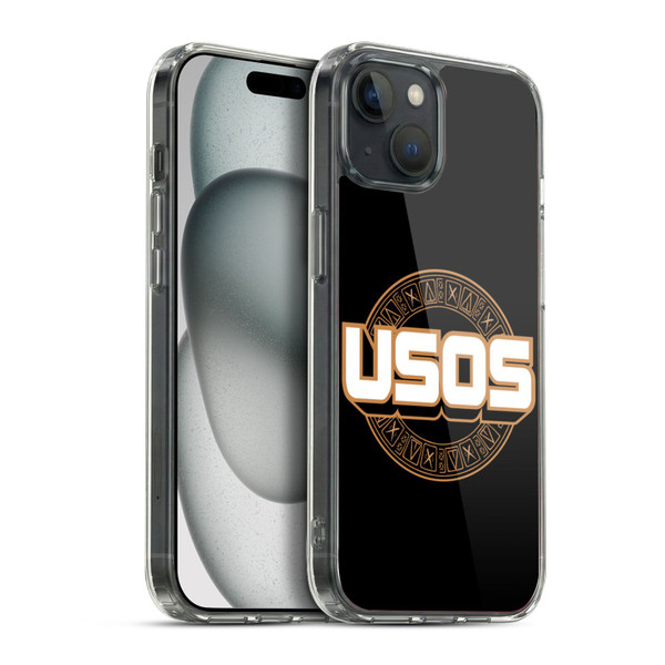 WWE The Usos Logotype Soft Gel Case for Apple iPhone 15 Plus & MagSafe