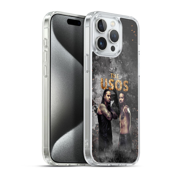 WWE The Usos LED Image Soft Gel Case for Apple iPhone 15 Pro Max & MagSafe