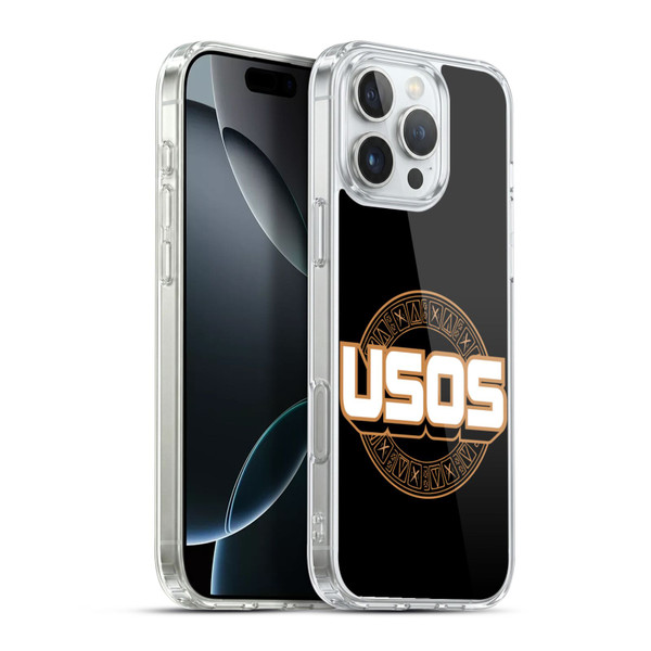 WWE The Usos Logotype Soft Gel Case for Apple iPhone 16 Pro Max & MagSafe