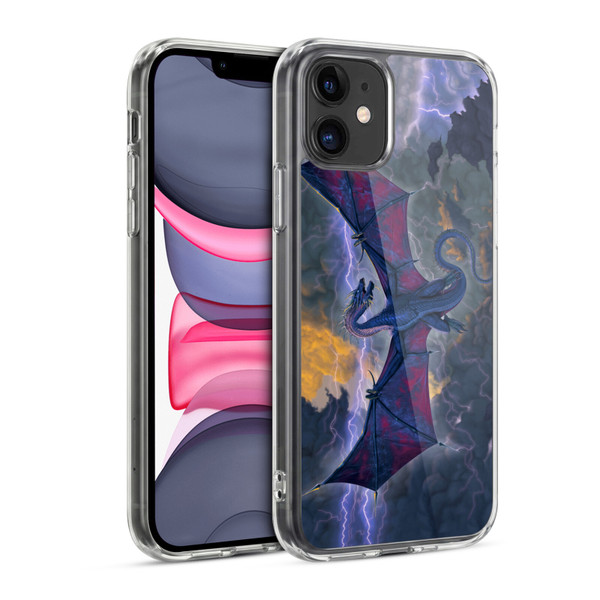 Vincent Hie Key Art Thunder Dragon Soft Gel Case for Apple iPhone 11
