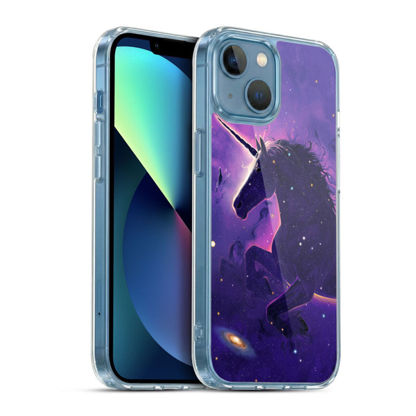 Vincent Hie Key Art Unicorn Nebula Soft Gel Case for Apple iPhone 13 Mini & MagSafe