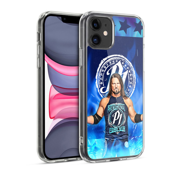 WWE Aj Styles Portrait Soft Gel Case for Apple iPhone 11
