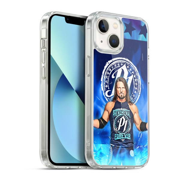 WWE Aj Styles Portrait Soft Gel Case for Apple iPhone 13
