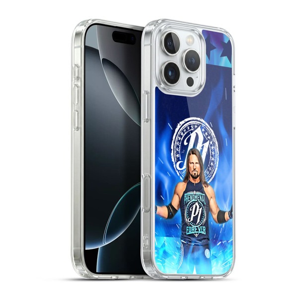 WWE Aj Styles Portrait Soft Gel Case for Apple iPhone 16 Pro Max & MagSafe