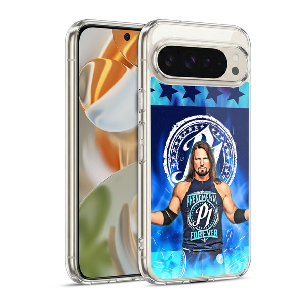 WWE Aj Styles Portrait Soft Gel Case for Google Pixel 9 / Pixel 9 Pro